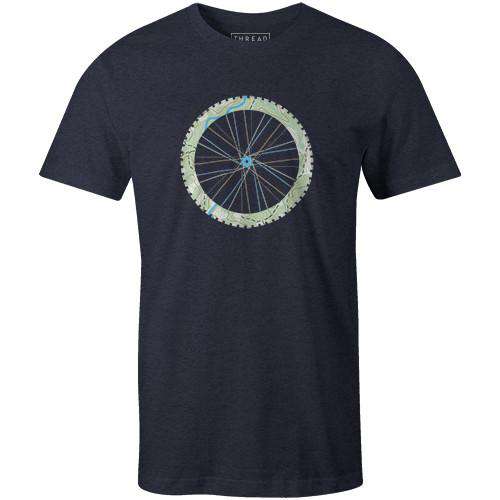 Topographical TireJordon Mazziotti - THREAD+SPOKE | MTB APPAREL | ROAD BIKING T-SHIRTS | BICYCLE T SHIRTS |
