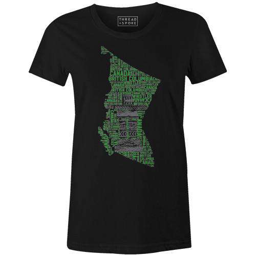 Whistler Canada Women'sJordon Mazziotti - THREAD+SPOKE | MTB APPAREL | ROAD BIKING T-SHIRTS | BICYCLE T SHIRTS |