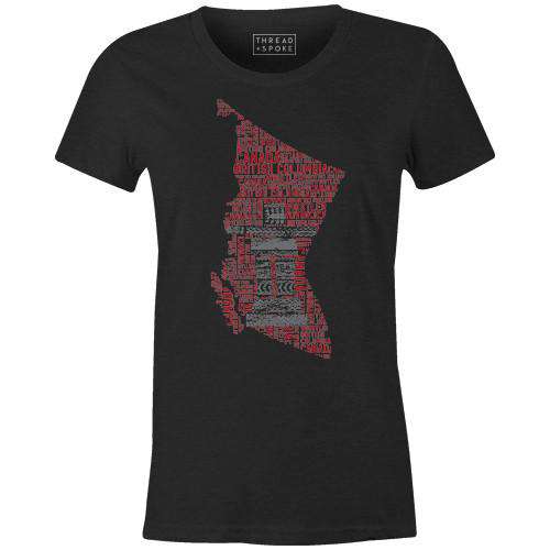 Whistler Canada Women'sJordon Mazziotti - THREAD+SPOKE | MTB APPAREL | ROAD BIKING T-SHIRTS | BICYCLE T SHIRTS |