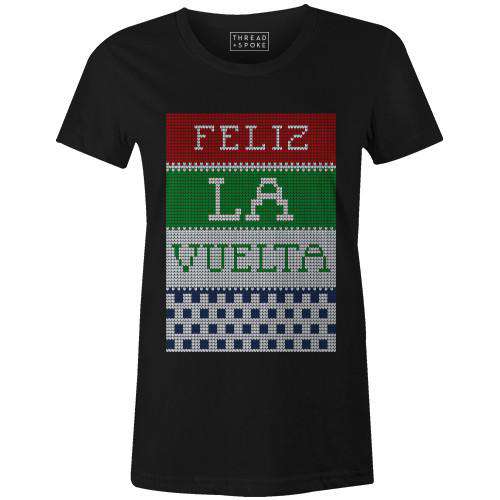 Feliz La Vuelta Women'sJordon Mazziotti - THREAD+SPOKE | MTB APPAREL | ROAD BIKING T-SHIRTS | BICYCLE T SHIRTS |