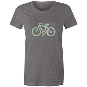 Topographical Bike Women'sJordon Mazziotti - THREAD+SPOKE | MTB APPAREL | ROAD BIKING T-SHIRTS | BICYCLE T SHIRTS |