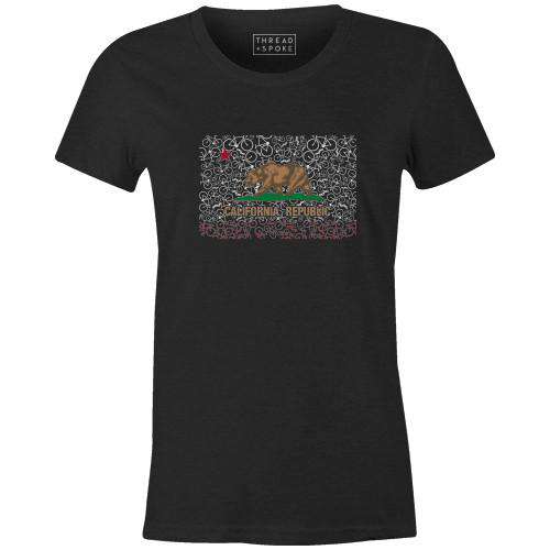 Bikes of Californa Women'sJordon Mazziotti - THREAD+SPOKE | MTB APPAREL | ROAD BIKING T-SHIRTS | BICYCLE T SHIRTS |