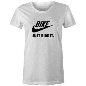 Just Ride It Women'sKimball Henneman - THREAD+SPOKE | MTB APPAREL | ROAD BIKING T-SHIRTS | BICYCLE T SHIRTS |