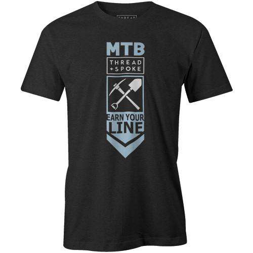 Earn Your LineThread+Spoke - THREAD+SPOKE | MTB APPAREL | ROAD BIKING T-SHIRTS | BICYCLE T SHIRTS |