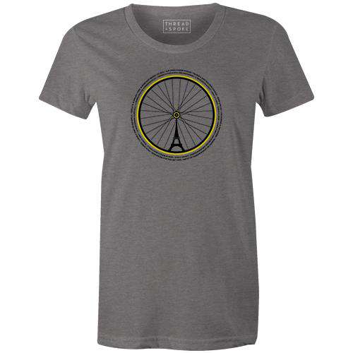 Tour Locations Women'sReigedesign - THREAD+SPOKE | MTB APPAREL | ROAD BIKING T-SHIRTS | BICYCLE T SHIRTS |