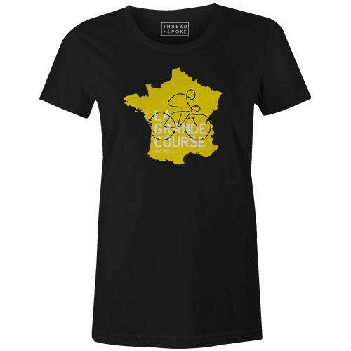 La Grande Course Women'sReigedesign - THREAD+SPOKE | MTB APPAREL | ROAD BIKING T-SHIRTS | BICYCLE T SHIRTS |