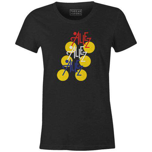 Allez! Women'sReigedesign - THREAD+SPOKE | MTB APPAREL | ROAD BIKING T-SHIRTS | BICYCLE T SHIRTS |