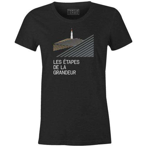 Les Étapes de la Grandeur Women'sReigedesign - THREAD+SPOKE | MTB APPAREL | ROAD BIKING T-SHIRTS | BICYCLE T SHIRTS |