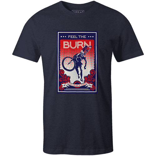 Feel the BurnSassan Filsoof - THREAD+SPOKE | MTB APPAREL | ROAD BIKING T-SHIRTS | BICYCLE T SHIRTS |