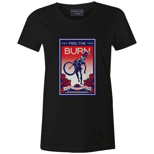 Feel the Burn Women'sSassan Filsoof - THREAD+SPOKE | MTB APPAREL | ROAD BIKING T-SHIRTS | BICYCLE T SHIRTS |