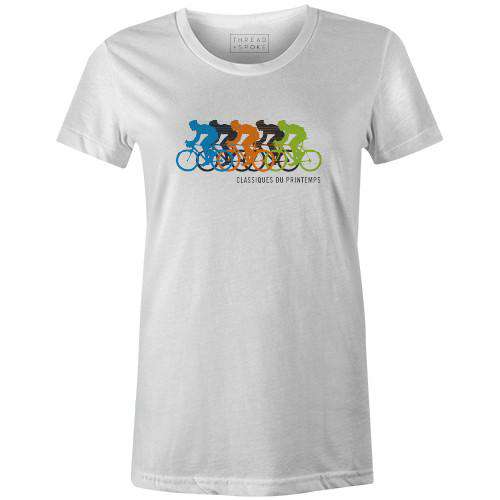 Spring Classics Women'sThread+Spoke - THREAD+SPOKE | MTB APPAREL | ROAD BIKING T-SHIRTS | BICYCLE T SHIRTS |