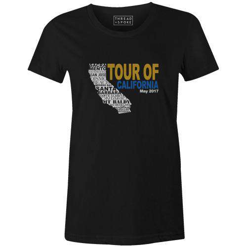 Tour of California Women'sThread+Spoke - THREAD+SPOKE | MTB APPAREL | ROAD BIKING T-SHIRTS | BICYCLE T SHIRTS |