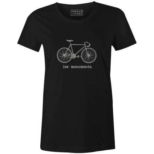 Les Monuments Women'sThread+Spoke - THREAD+SPOKE | MTB APPAREL | ROAD BIKING T-SHIRTS | BICYCLE T SHIRTS |