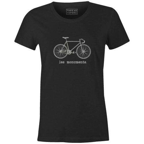 Les Monuments Women'sThread+Spoke - THREAD+SPOKE | MTB APPAREL | ROAD BIKING T-SHIRTS | BICYCLE T SHIRTS |