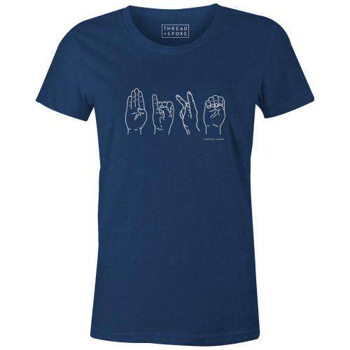 Bike Language Women'sThread+Spoke - THREAD+SPOKE | MTB APPAREL | ROAD BIKING T-SHIRTS | BICYCLE T SHIRTS |