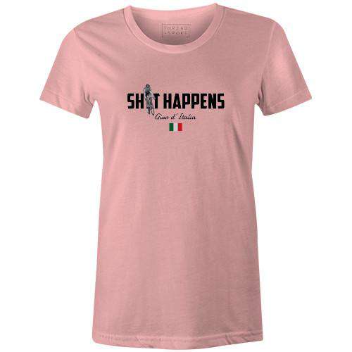 Shit Happens Women'sThread+Spoke - THREAD+SPOKE | MTB APPAREL | ROAD BIKING T-SHIRTS | BICYCLE T SHIRTS |