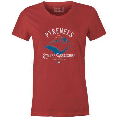 Pyrenees Assassins Women'sThread+Spoke - THREAD+SPOKE | MTB APPAREL | ROAD BIKING T-SHIRTS | BICYCLE T SHIRTS |