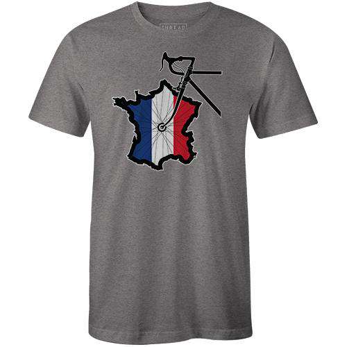 France WheelThread+Spoke - THREAD+SPOKE | MTB APPAREL | ROAD BIKING T-SHIRTS | BICYCLE T SHIRTS |