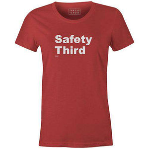 Saftey Third Women'sThread+Spoke - THREAD+SPOKE | MTB APPAREL | ROAD BIKING T-SHIRTS | BICYCLE T SHIRTS |