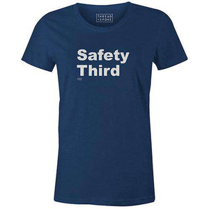 Saftey Third Women'sThread+Spoke - THREAD+SPOKE | MTB APPAREL | ROAD BIKING T-SHIRTS | BICYCLE T SHIRTS |
