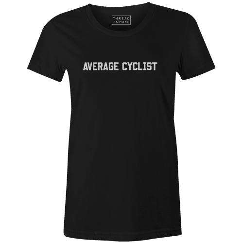 Average Cyclist Women'sThread+Spoke - THREAD+SPOKE | MTB APPAREL | ROAD BIKING T-SHIRTS | BICYCLE T SHIRTS |