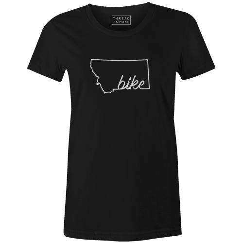 Bike Montana Women'sThread+Spoke - THREAD+SPOKE | MTB APPAREL | ROAD BIKING T-SHIRTS | BICYCLE T SHIRTS |