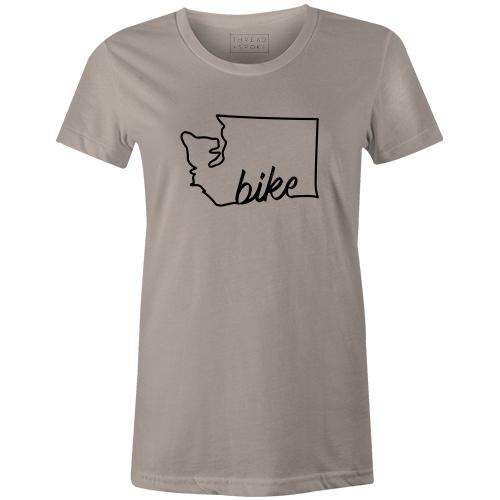 Bike Washington Women'sThread+Spoke - THREAD+SPOKE | MTB APPAREL | ROAD BIKING T-SHIRTS | BICYCLE T SHIRTS |