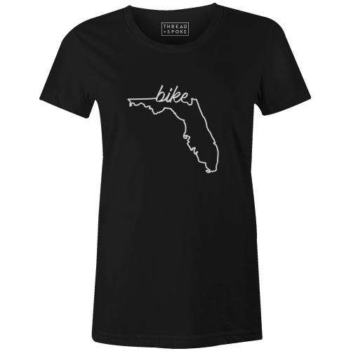Bike Florida Women'sThread+Spoke - THREAD+SPOKE | MTB APPAREL | ROAD BIKING T-SHIRTS | BICYCLE T SHIRTS |