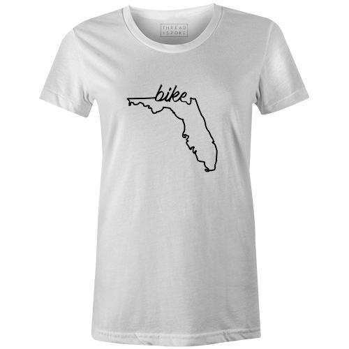 Bike Florida Women'sThread+Spoke - THREAD+SPOKE | MTB APPAREL | ROAD BIKING T-SHIRTS | BICYCLE T SHIRTS |