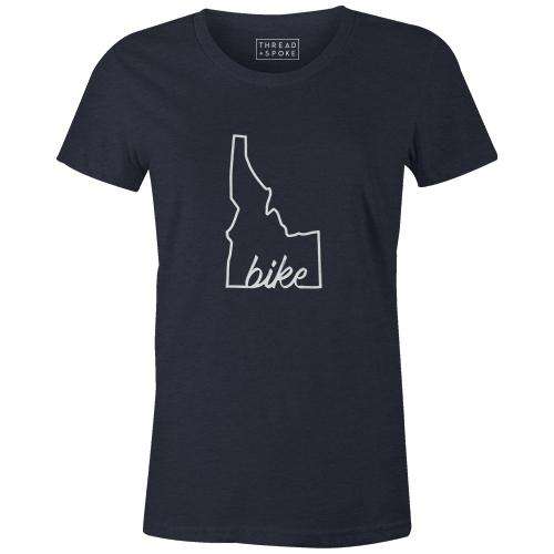 Bike Idaho Women'sThread+Spoke - THREAD+SPOKE | MTB APPAREL | ROAD BIKING T-SHIRTS | BICYCLE T SHIRTS |
