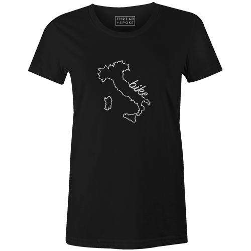 Bike Italy Women'sThread+Spoke - THREAD+SPOKE | MTB APPAREL | ROAD BIKING T-SHIRTS | BICYCLE T SHIRTS |