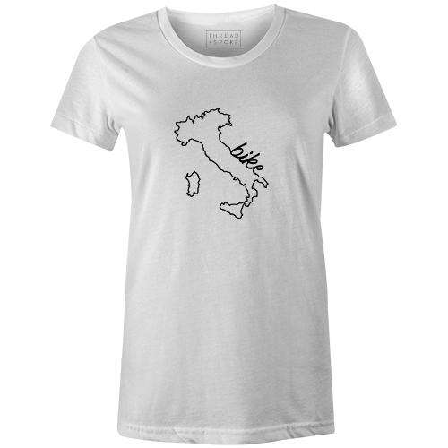 Bike Italy Women'sThread+Spoke - THREAD+SPOKE | MTB APPAREL | ROAD BIKING T-SHIRTS | BICYCLE T SHIRTS |