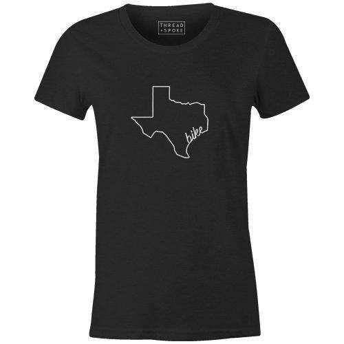 Bike Texas Women'sThread+Spoke - THREAD+SPOKE | MTB APPAREL | ROAD BIKING T-SHIRTS | BICYCLE T SHIRTS |