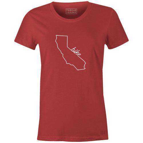 Bike California Women'sThread+Spoke - THREAD+SPOKE | MTB APPAREL | ROAD BIKING T-SHIRTS | BICYCLE T SHIRTS |