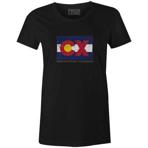 CX Colorado Women'sThread+Spoke - THREAD+SPOKE | MTB APPAREL | ROAD BIKING T-SHIRTS | BICYCLE T SHIRTS |