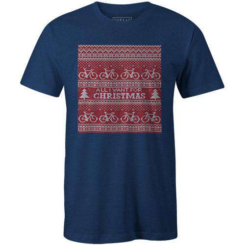 All I Want For ChristmasThread+Spoke - THREAD+SPOKE | MTB APPAREL | ROAD BIKING T-SHIRTS | BICYCLE T SHIRTS |