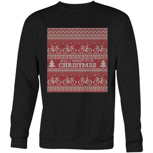 All I Want For Christmas SweaterThread+Spoke - THREAD+SPOKE | MTB APPAREL | ROAD BIKING T-SHIRTS | BICYCLE T SHIRTS |