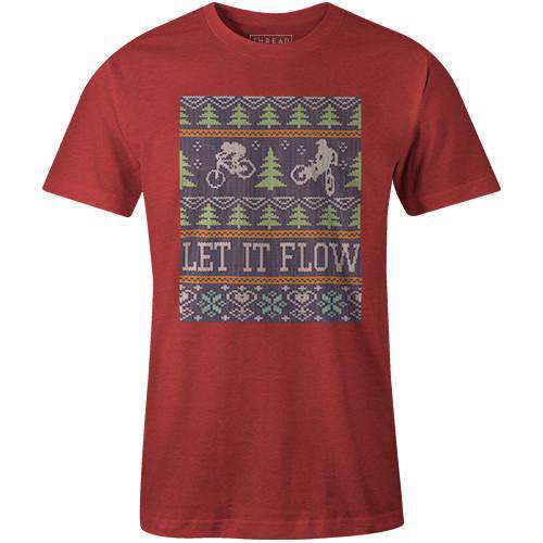 Let It FlowThread+Spoke - THREAD+SPOKE | MTB APPAREL | ROAD BIKING T-SHIRTS | BICYCLE T SHIRTS |