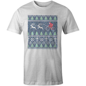 Santa Bike SleighThread+Spoke - THREAD+SPOKE | MTB APPAREL | ROAD BIKING T-SHIRTS | BICYCLE T SHIRTS |