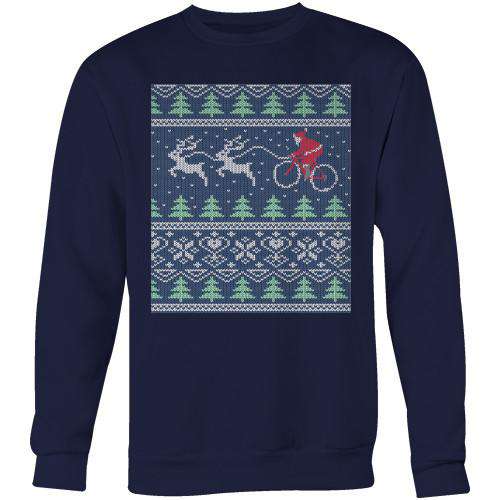 Santa Bike Sleigh SweaterThread+Spoke - THREAD+SPOKE | MTB APPAREL | ROAD BIKING T-SHIRTS | BICYCLE T SHIRTS |