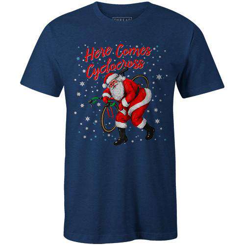 Here Comes CyclocrossThread+Spoke - THREAD+SPOKE | MTB APPAREL | ROAD BIKING T-SHIRTS | BICYCLE T SHIRTS |