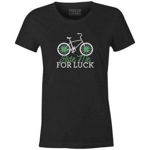 Ride Me For Luck Women'sThread+Spoke - THREAD+SPOKE | MTB APPAREL | ROAD BIKING T-SHIRTS | BICYCLE T SHIRTS |
