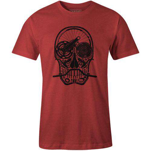 fahrradhelm skull Bike Part Skull Men's/Unisex / Red / XL