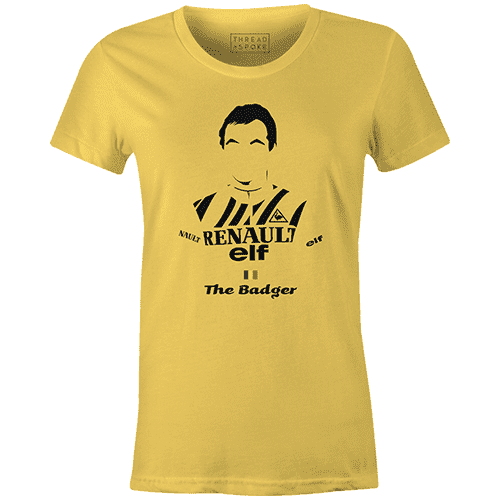 The Badger Women'sBICI - THREAD+SPOKE | MTB APPAREL | ROAD BIKING T-SHIRTS | BICYCLE T SHIRTS |