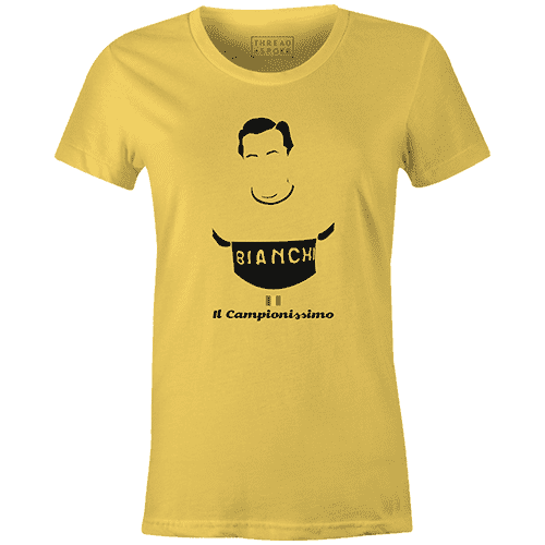 Il Campionissimo Women'sBICI - THREAD+SPOKE | MTB APPAREL | ROAD BIKING T-SHIRTS | BICYCLE T SHIRTS |