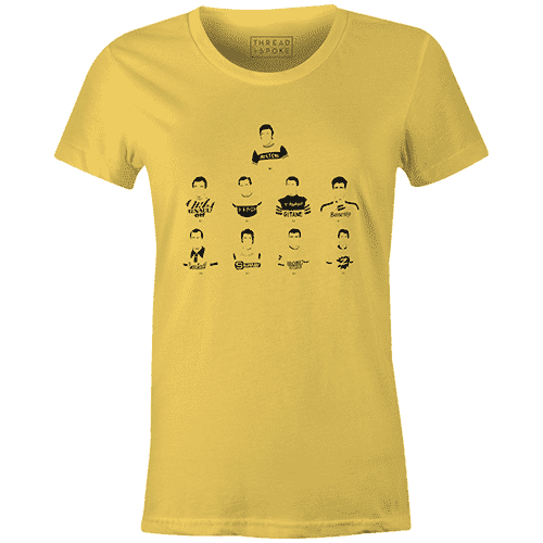 Legends of France Women'sBICI - THREAD+SPOKE | MTB APPAREL | ROAD BIKING T-SHIRTS | BICYCLE T SHIRTS |