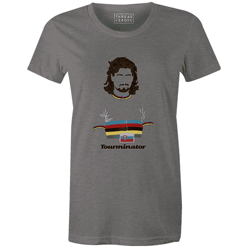 Limited Edition Tourminator Women'sBICI - THREAD+SPOKE | MTB APPAREL | ROAD BIKING T-SHIRTS | BICYCLE T SHIRTS |