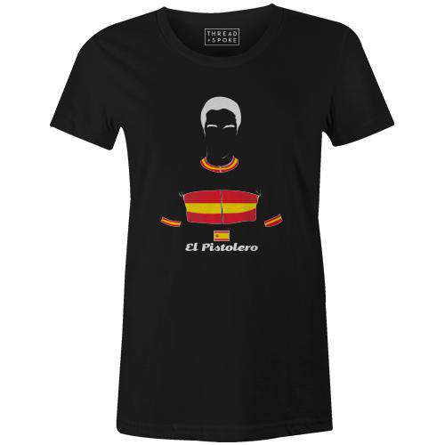 El Pistolero Women'sBICI - THREAD+SPOKE | MTB APPAREL | ROAD BIKING T-SHIRTS | BICYCLE T SHIRTS |