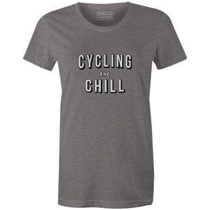 Cycling And Chill Women'sBoggs Nicolas - THREAD+SPOKE | MTB APPAREL | ROAD BIKING T-SHIRTS | BICYCLE T SHIRTS |