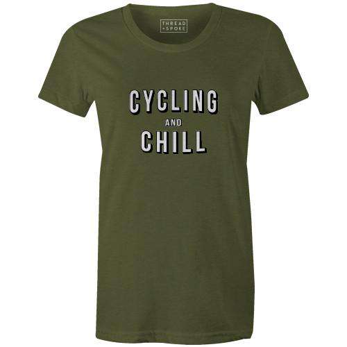 Cycling And Chill Women'sBoggs Nicolas - THREAD+SPOKE | MTB APPAREL | ROAD BIKING T-SHIRTS | BICYCLE T SHIRTS |